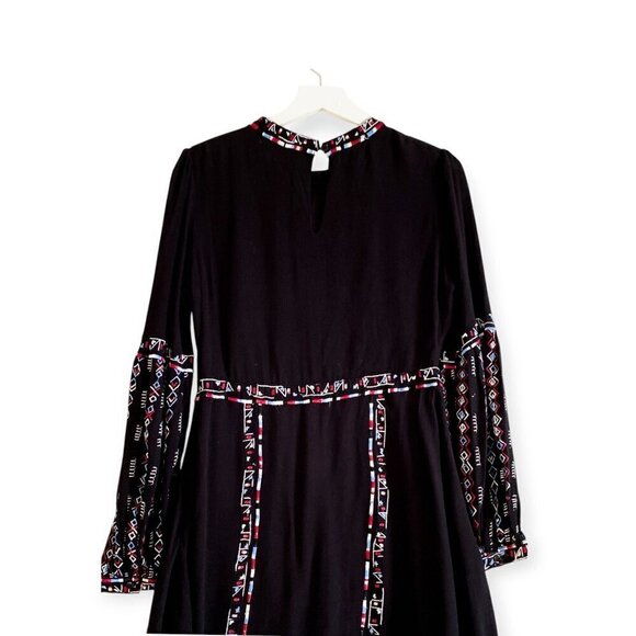 Rahi Cali Black Embroidered Mini Dress,  size M - Picture 8 of 14